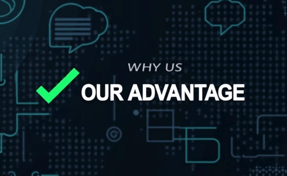 Success visualization showing people on podium